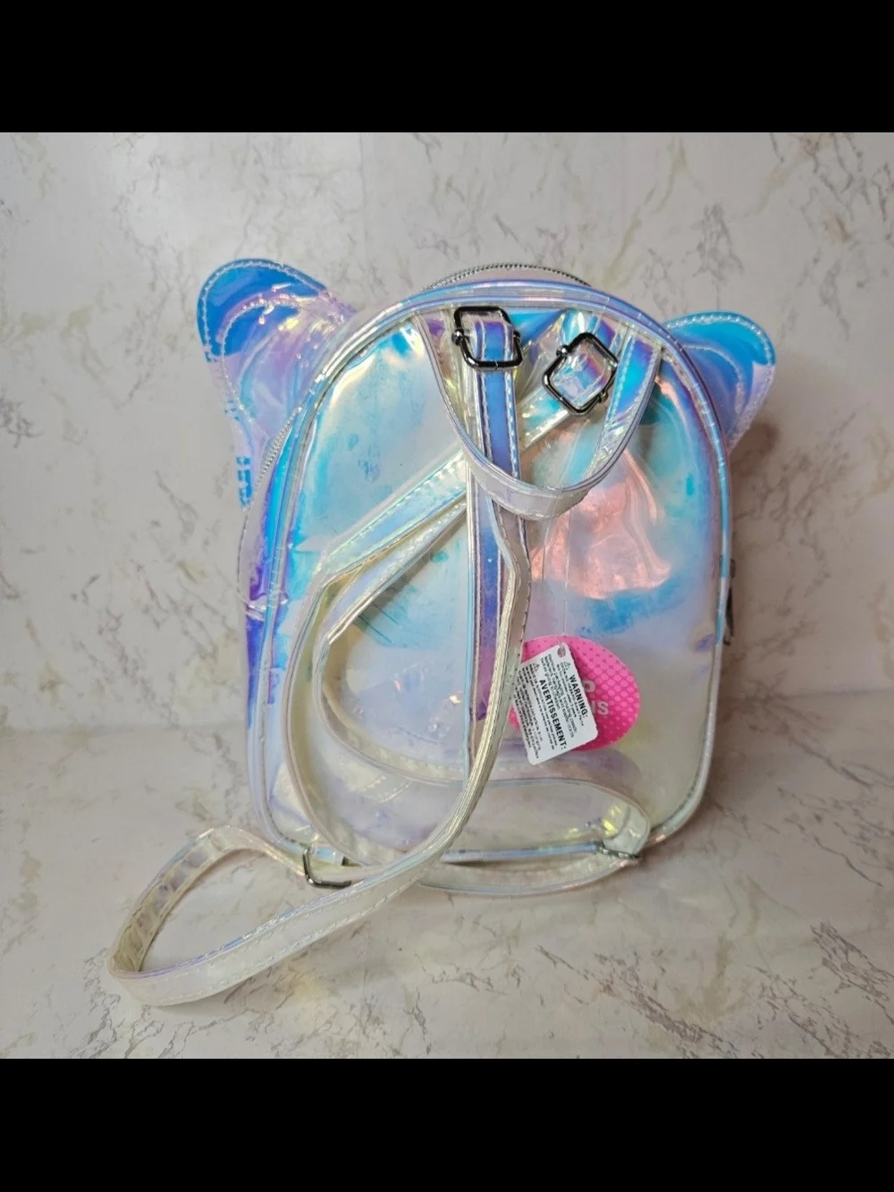 The Children's Place Iridescent Butterfly Sequin Mini Backpack - Rainbow